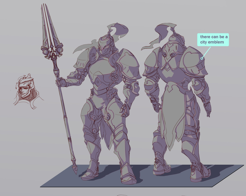 Concept art for AetherBound.